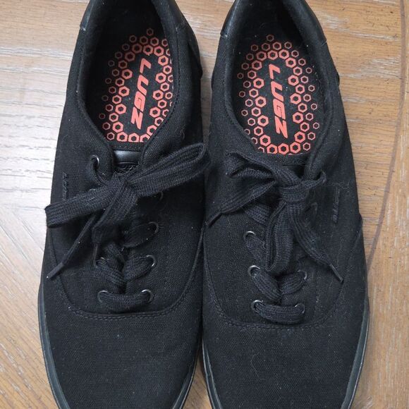 Lugz Lear Canvas Black Sneakers Mens Size 11 - Picture 10 of 10